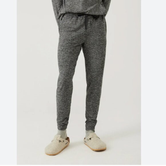 Outdoor Voices CloudKnit Slim Sweatpant in Heather Grey